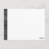 Monogramhoutskool strepen briefkaart (Achterkant)