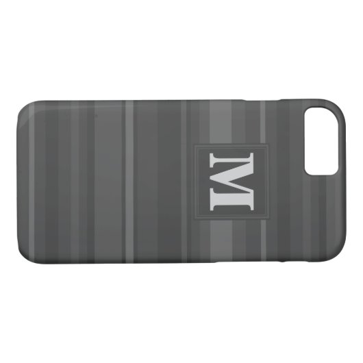 Monogramhoutskool strepen Case-Mate iPhone case (Achterkant (Horizontaal))