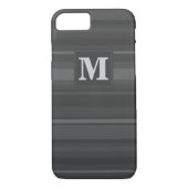 Monogramhoutskool strepen Case-Mate iPhone case (Achterkant)