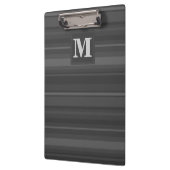 Monogramhoutskool strepen klembord (Links)