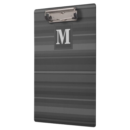 Monogramhoutskool strepen klembord (Links)