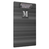 Monogramhoutskool strepen klembord (Rechts)