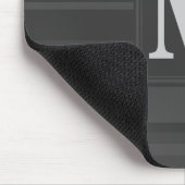 Monogramhoutskool strepen muismat (Hoek)
