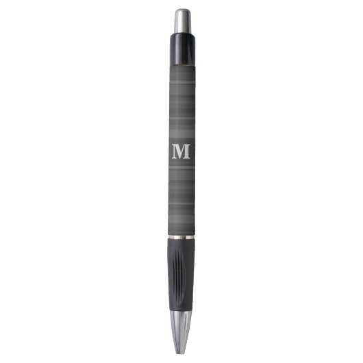 Monogramhoutskool strepen pen (Voorkant Verticaal)