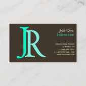 Monogramkaarten Visitekaartje (Achterkant)