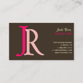 Monogramkaarten Visitekaartje (Achterkant)