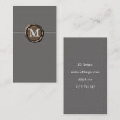 Monogramkaarten Visitekaartje (Voorkant / Achterkant)