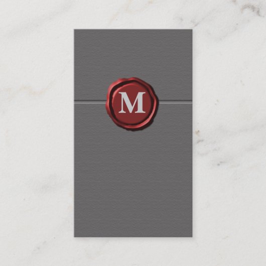 Monogramkaarten Visitekaartje (Voorkant)