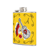 Monogramkolf voor Spaanse Souvenirs Heupfles (Links)