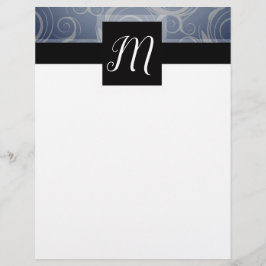 Monogramkrullen Briefhoofd