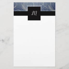 Monogramkrullen Briefpapier