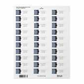 Monogramkrullen Etiket (Full Sheet)