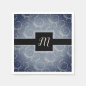 Monogramkrullen Servet (Voorkant)