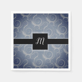 Monogramkrullen Servet