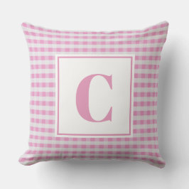 Monogramkussen - Nursery Pink Kussen