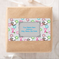 Monogramlabels voor schapen en varkens