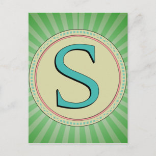MONOGRAMLETTER BRIEFKAART