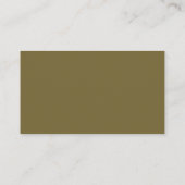 Monogramletter - Elegante Afspraakkaart Visitekaartje (Achterkant)