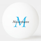 Monogramm Pingpongbal (Voorkant)