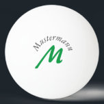 Monogramm Pingpongbal<br><div class="desc">Monogramm</div>