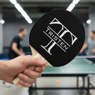 Monogramm Tafeltennisbatje