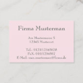 Monogramm Visitekaartje (Achterkant)