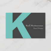 Monogramm Visitekaartje (Voorkant)