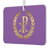 Monogramma Christi door geurmiddel Luchtverfrisser (Links)
