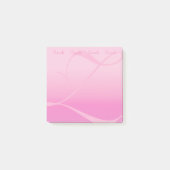Monogrammaticaal kleurenblok  pastroze post-it® notes (Voorkant)