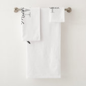 Monogrammatisch keukenpakket bad handdoek (Insitu)