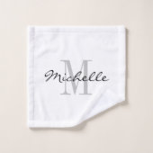 Monogrammatisch keukenpakket bad handdoek (Wasdoekje)