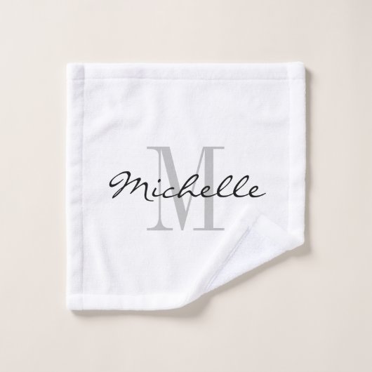 Monogrammatisch keukenpakket bad handdoek (Wasdoekje)