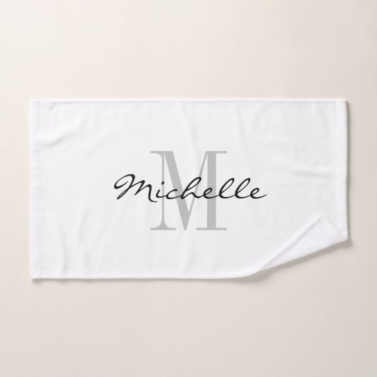 Monogrammatisch keukenpakket bad handdoek (Handdoek)