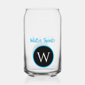 Monogrammatisch zakelijk of gepersonaliseerd glas (Achterkant)