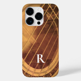 Monogrammatische akoestische gitaar Case-Mate iPhone 14 pro hoesje