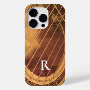 Monogrammatische akoestische gitaar Case-Mate iPhone 14 pro hoesje