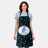 Monogrammatische Davidsster Schort (Gedragen)