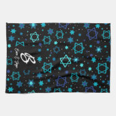 Monogrammatische Davidsster Theedoek (Horizontaal)