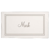 Monogrammatische Kussenslopen (Voorkant-Links)