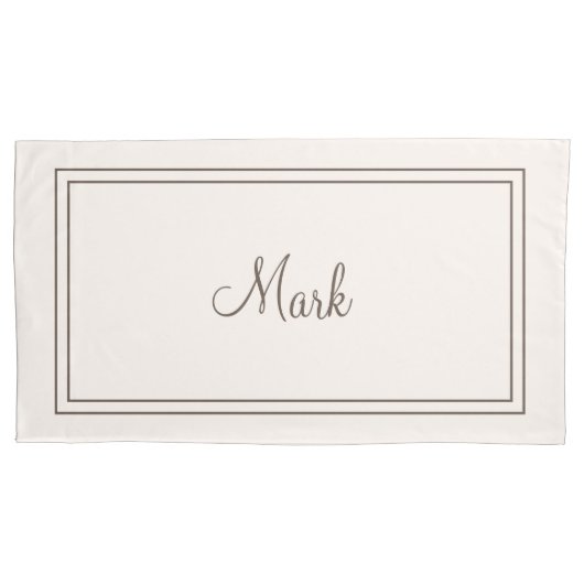 Monogrammatische Kussenslopen (Voorkant-Links)