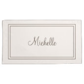 Monogrammatische Kussenslopen (Voorkant-Rechts)