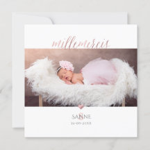 Monogramme de bricolage en D'or Roos Remerciement