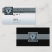 monogramme professional visitekaartje (Voorkant / Achterkant)