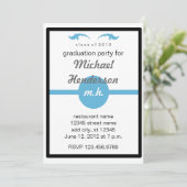 Monogrammed 2012 Graduation Party Kaart (Staand voorkant)
