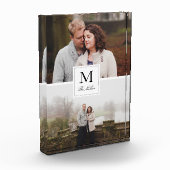 Monogrammed 2 Photo Collage Fotoblokken (Links)