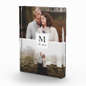 Monogrammed 2 Photo Collage Fotoblokken (Rechts)