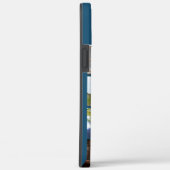 Monogrammed 6 Foto Collage Blue Case-Mate iPhone Case (Achterkant / Rechts)