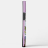 Monogrammed 6 Foto Collage Lila Munt Case-Mate iPhone Case (Achterkant / Rechts)