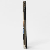 Monogrammed 7 Fotocollage op Donker Hout Case-Mate iPhone Case (Achterkant/links)