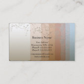 Monogrammed Abstract Visitekaartje (Achterkant)